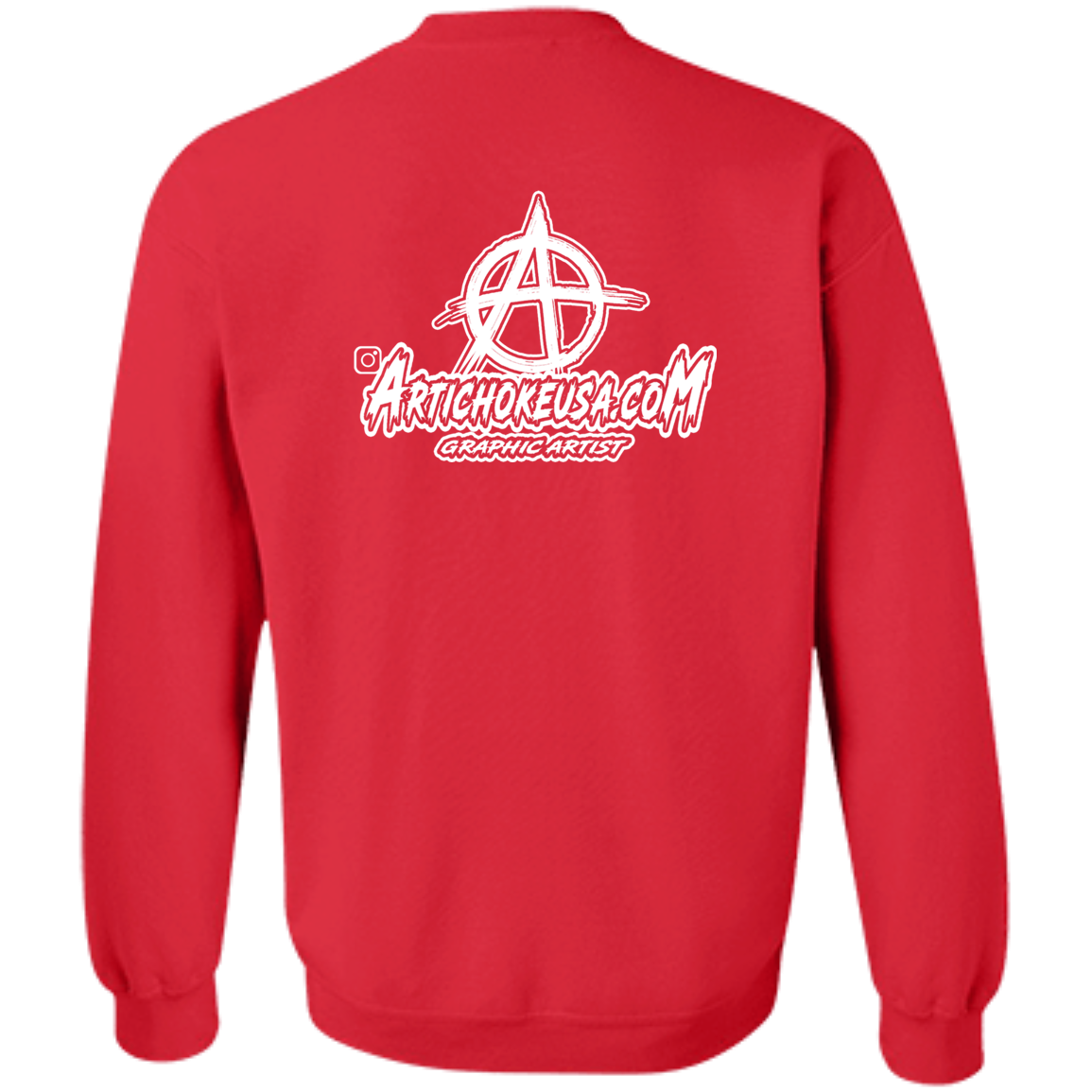 ArtichokeUSA Custom Design. Adobo. Adidas Parody. Crewneck Pullover Sweatshirt