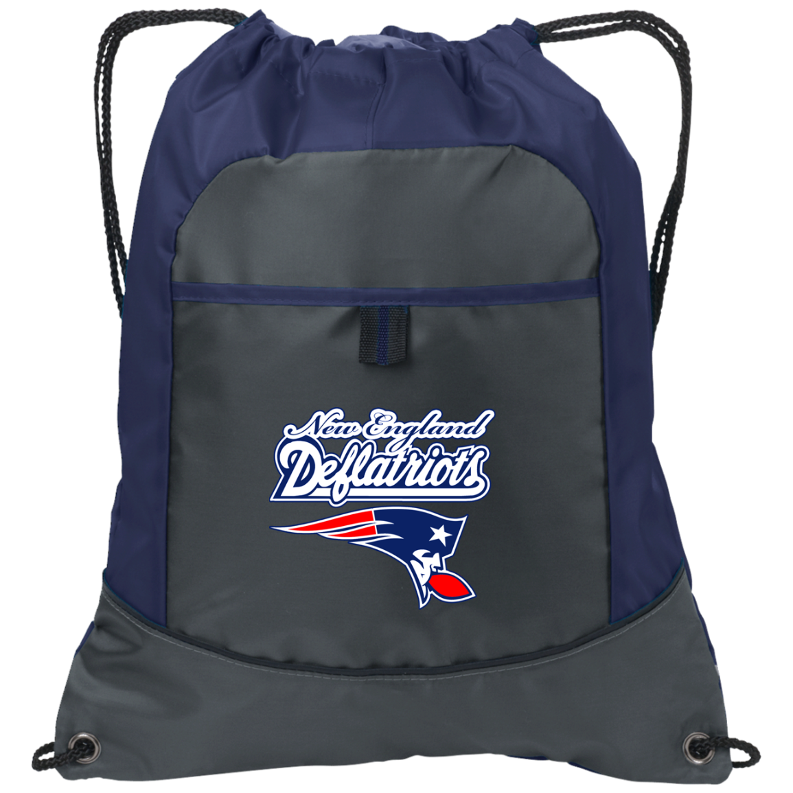 ArtichokeUSA Custom Design. New England Deflatriots. New England Patriots Parody. Pocket Cinch Pack
