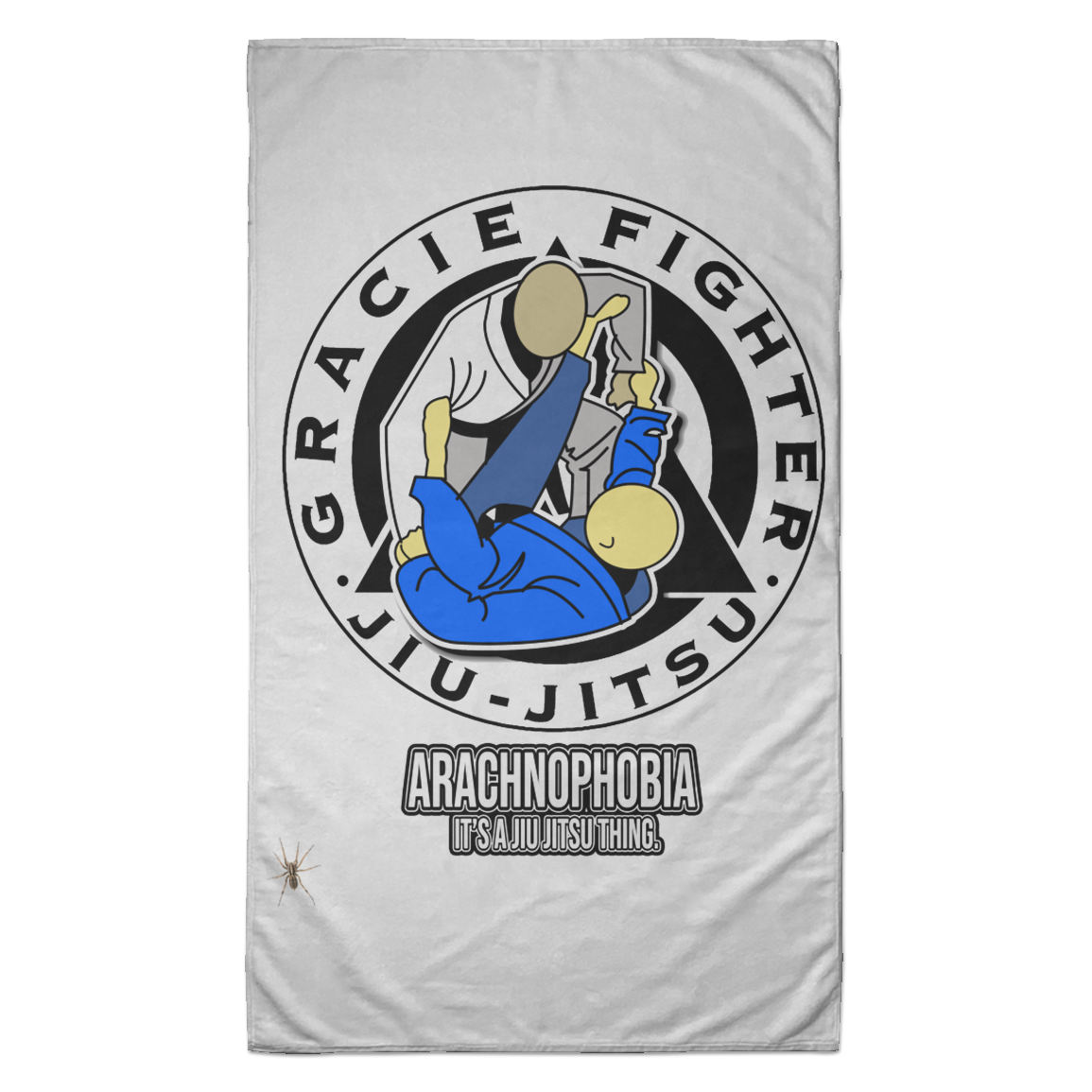 Artichoke Fight Gear Custom Design #1. Arachnophobia: Fear of Spiders. Spider Guard. It's a Jiu Jitsu Thing. Towel - 35x60