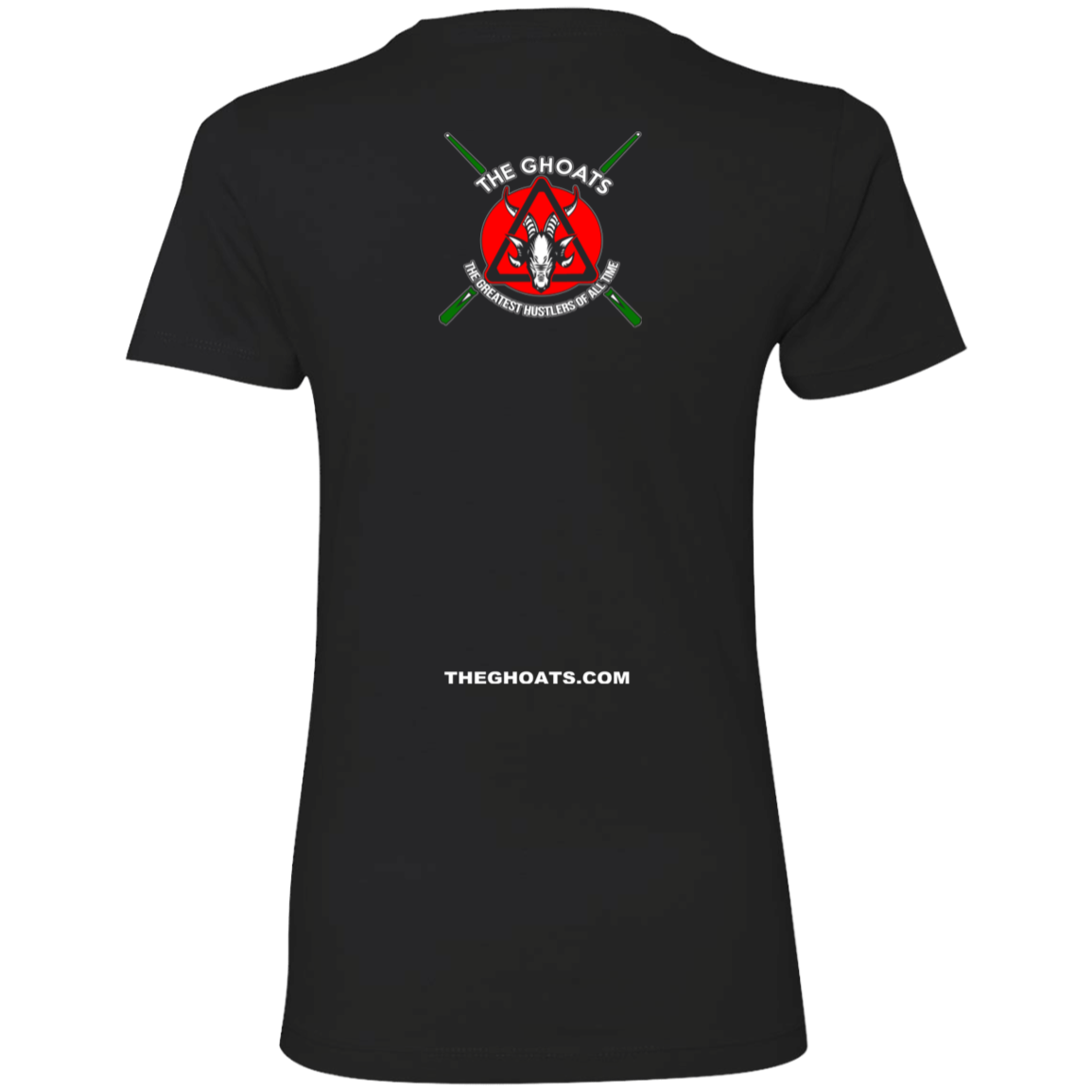 The GHOATS Custom Design #21. No Mames Billar. (Spanish Translation: You've got to be kidding. Pool). Ladies' Boyfriend T-Shirt