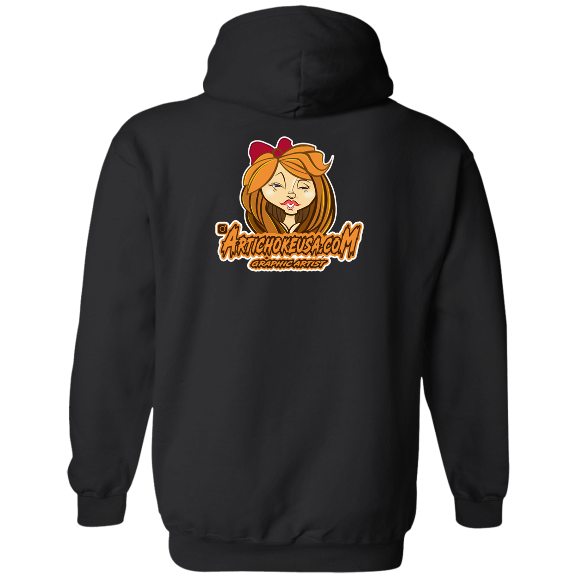 ZZ#21 Characters and Fonts. Aubrey. A show case of my characters and font styles. Pullover Hoodie