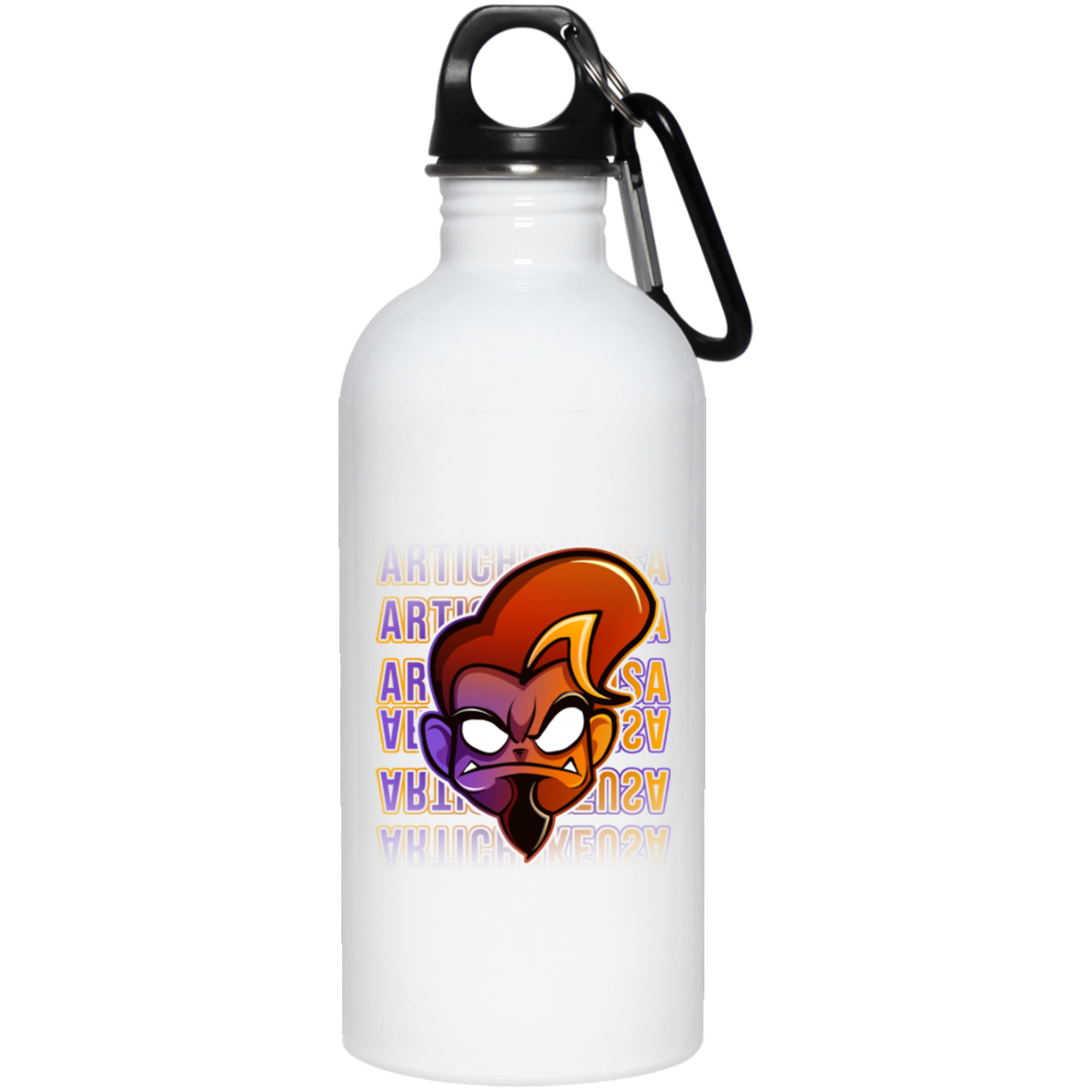 ArtichokeUSA Character and Font design. Let's Create Your Own Team Design Today. Arthur. 20 oz. Stainless Steel Water Bottle