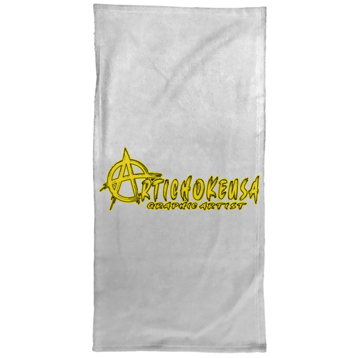 ArtichokeUSA custom design with text #18. Hand Towel - 15x30