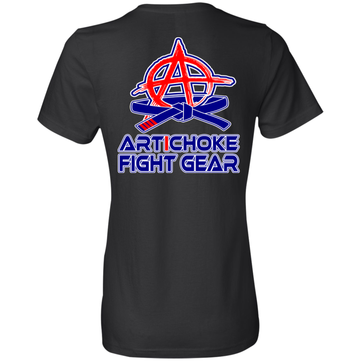 Artichoke Fight Gear Custom Design #2. BJJ MLB Parody v1. Ladies' 100% combed ringspun cotton