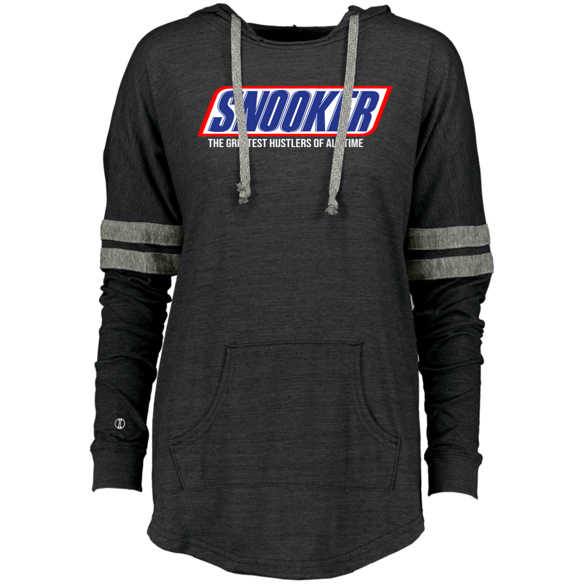 The GHOATS Custom Design. #35 SNOOKER. Ladies Hooded Low Key Pullover