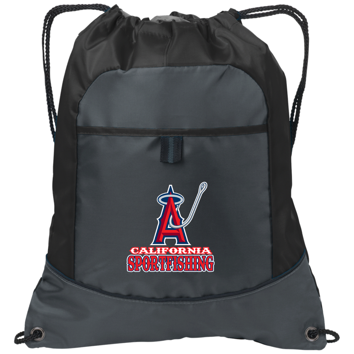 ArtichokeUSA Custom Design. Anglers. Southern California Sports Fishing. Los Angeles Angels Parody. Pocket Cinch Pack
