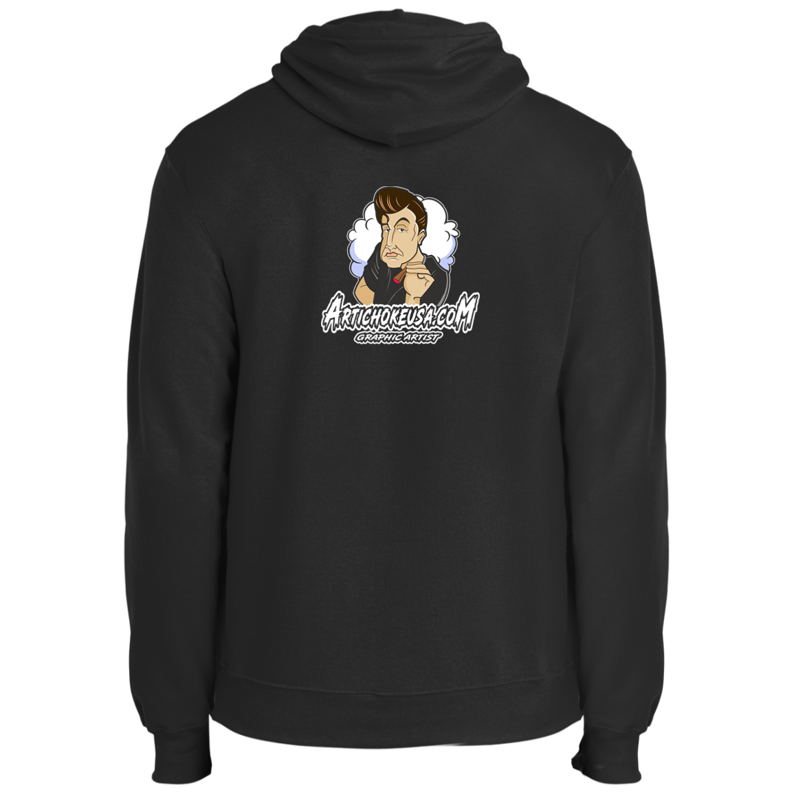 ArtichokeUSA Custom Design. Innovation. Elon Musk Parody Fan Art. Fleece Pullover Hoodie