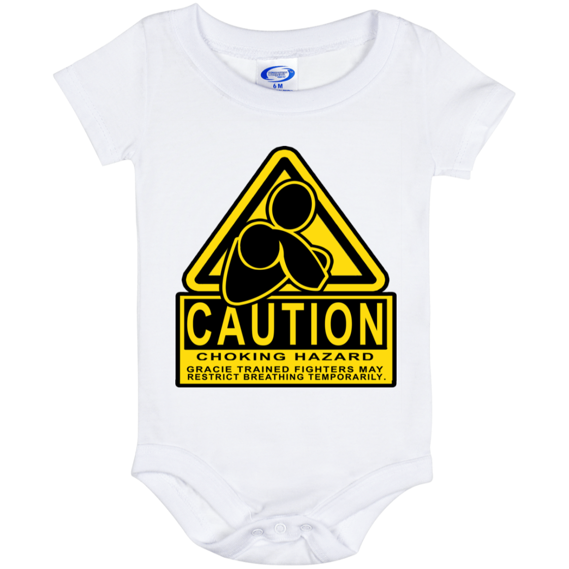 Artichoke Fight Gear Custom Design #7. Choking Hazard. Baby Onesie 6 Month