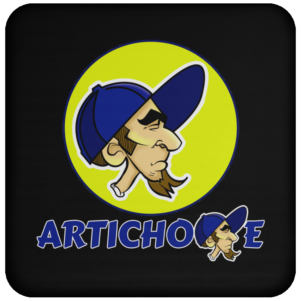 ZZ#20 ArtichokeUSA Characters and Fonts. "Clem" Let’s Create Your Own Design Today. Coaster