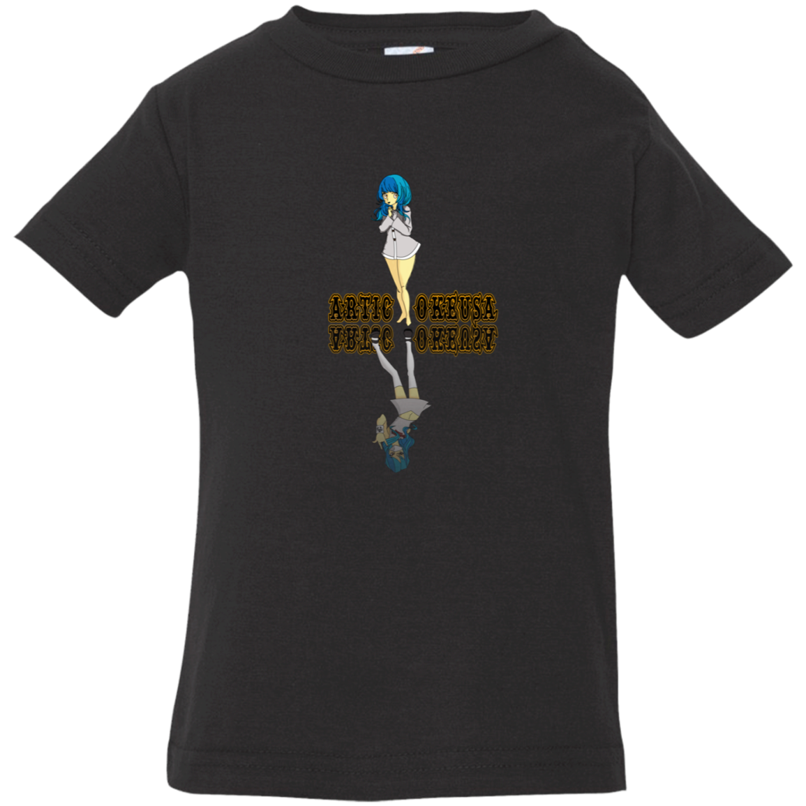 ArtichokeUSA Custom Design. Façade: (Noun) A false appearance that makes someone or something seem more pleasant or better than they really are. Infant Jersey T-Shirt