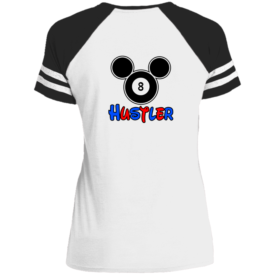 The GHOATS Custom Design. #18 Hustler Fan Art. Ladies' Game V-Neck T-Shirt