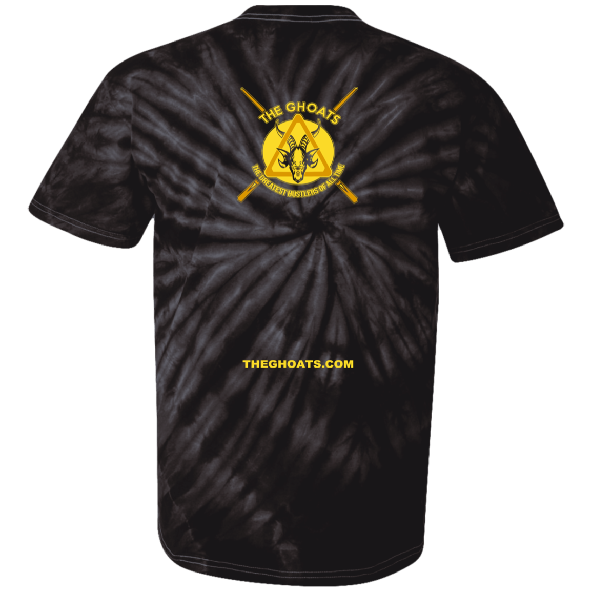 The GHOATS Custom Design. #27 PlayerUnknown's Billiards. PUBG Parody. Youth Tie Dye T-Shirt