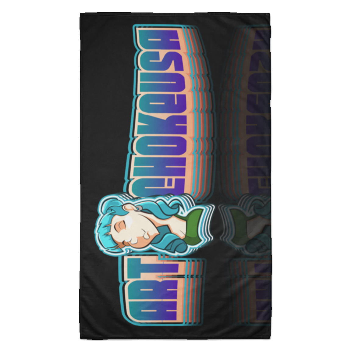 ArtichokeUSA Characters and Fonts. "Shelly" Let’s Create Your Own Design Today. Towel - 35x60