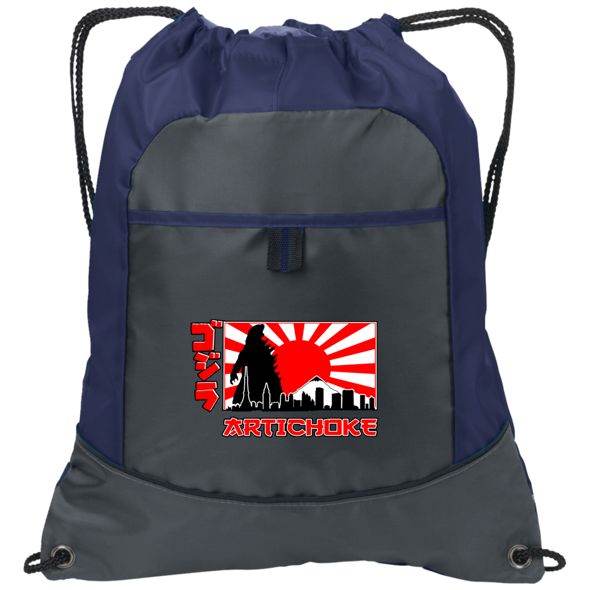ArtichokeUSA Custom Design. Fan Art Godzilla/Mecha Godzilla. Pocket Cinch Pack