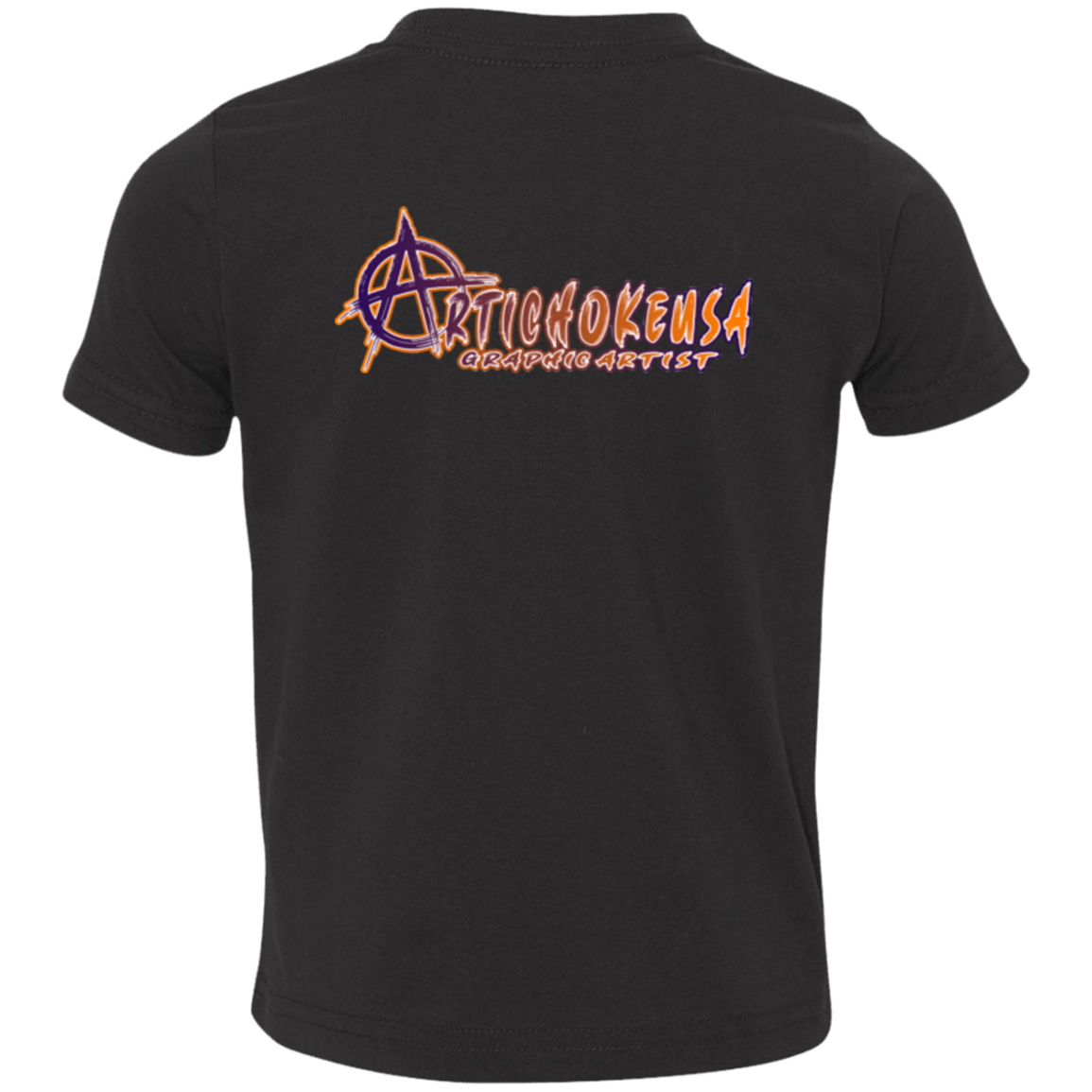 ArtichokeUSA Character and Font design. Let's Create Your Own Team Design Today. Arthur. Toddler Jersey T-Shirt