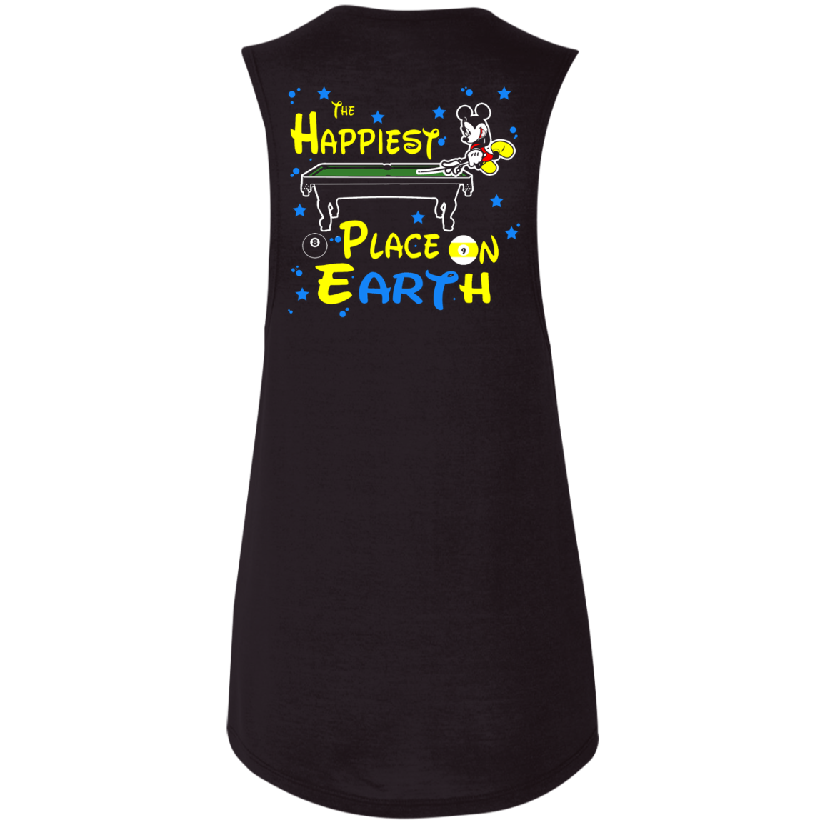 The GHOATS custom design #14. The Happiest Place On Earth. Fan Art. Ladies' Flowy Muscle Tank