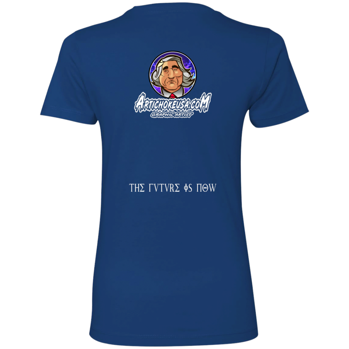 ArtichokeUSA Custom Design. Michio Kaku Fan Art. Ladies' Boyfriend T-Shirt