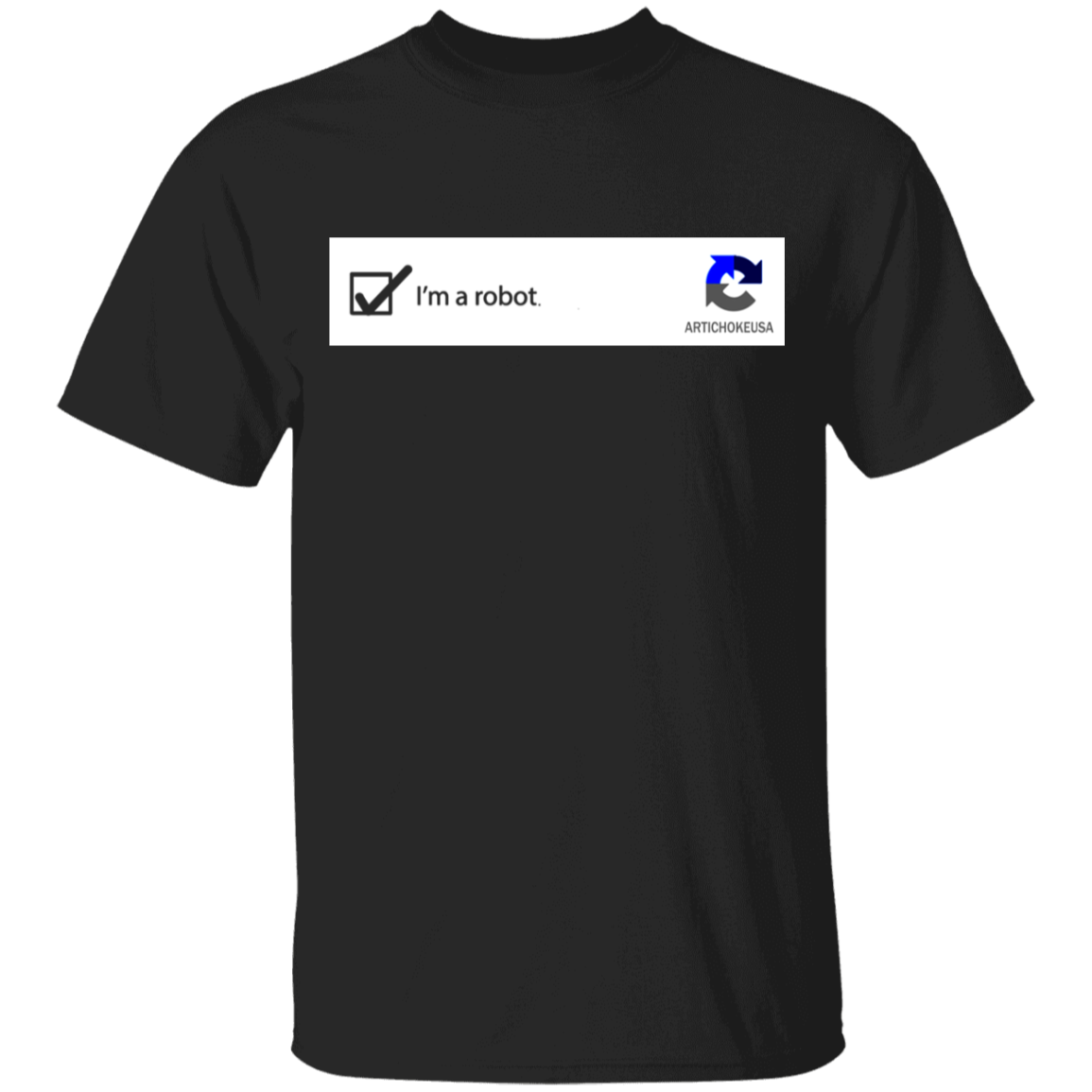 ArtichokeUSA Custom Design. I am a robot. Youth 5.3 oz 100% Cotton T-Shirt