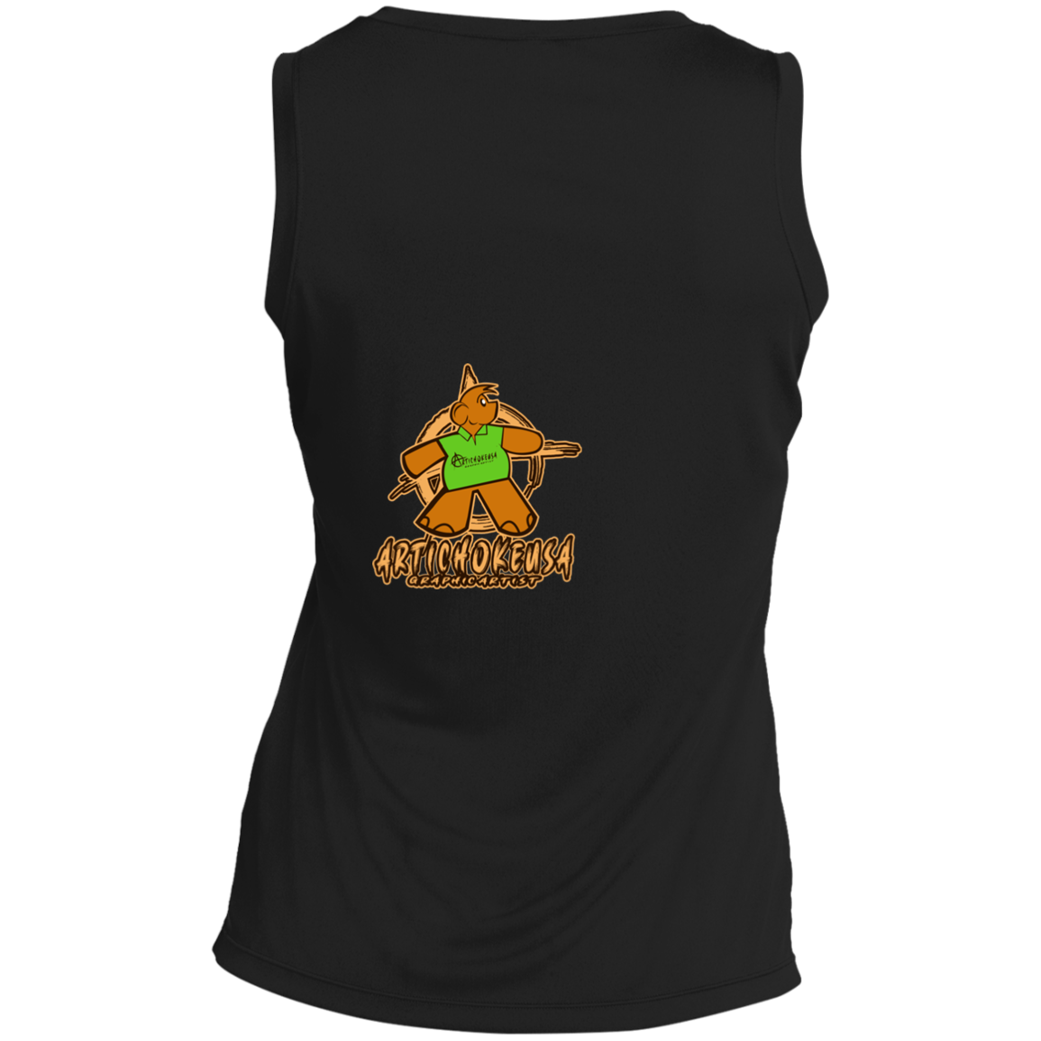 ArtichokeUSA Character and Font Design. Let’s Create Your Own Design Today. Winnie. Ladies' Sleeveless V-Neck