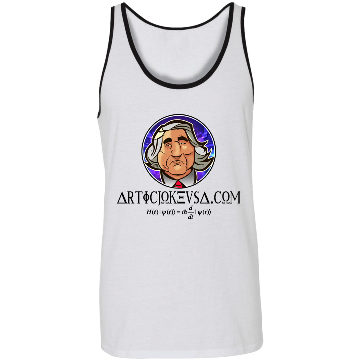 ArtichokeUSA Custom Design. Michio Kaku Fan Art. Unisex Tank