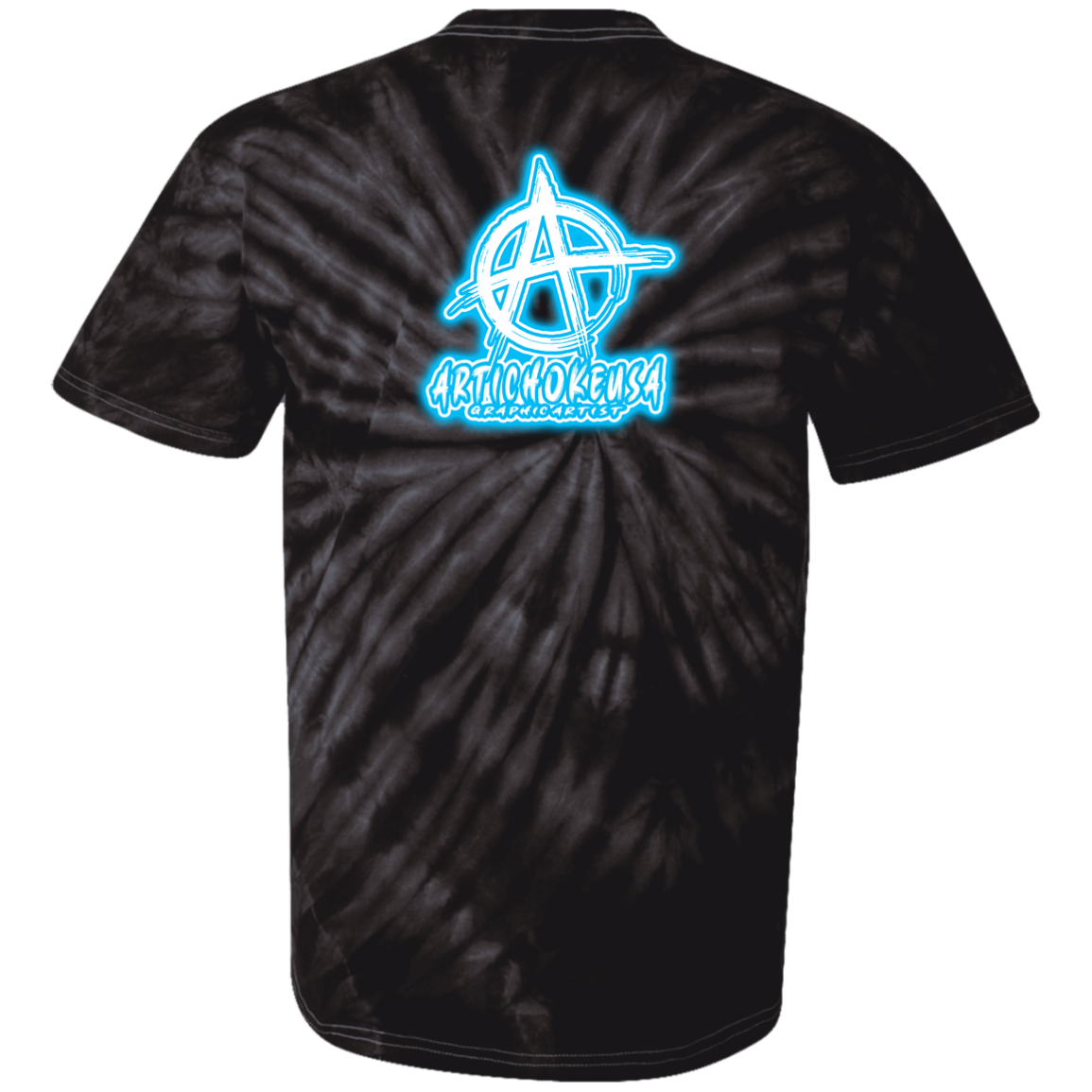 ArtichokeUSA Custom Design #20. Aretha Franklin & John Belushi Tribute. When Music Was Music. Tie Dye 100% Cotton T-Shirt