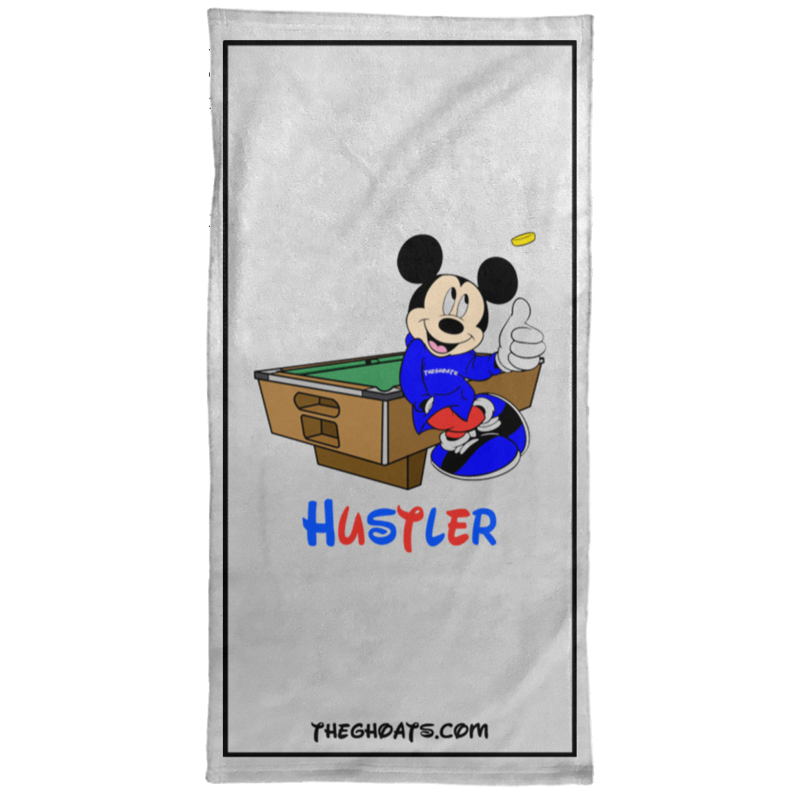 The GHOATS Custom Design. #18 Hustler Fan Art. Towel - 15x30
