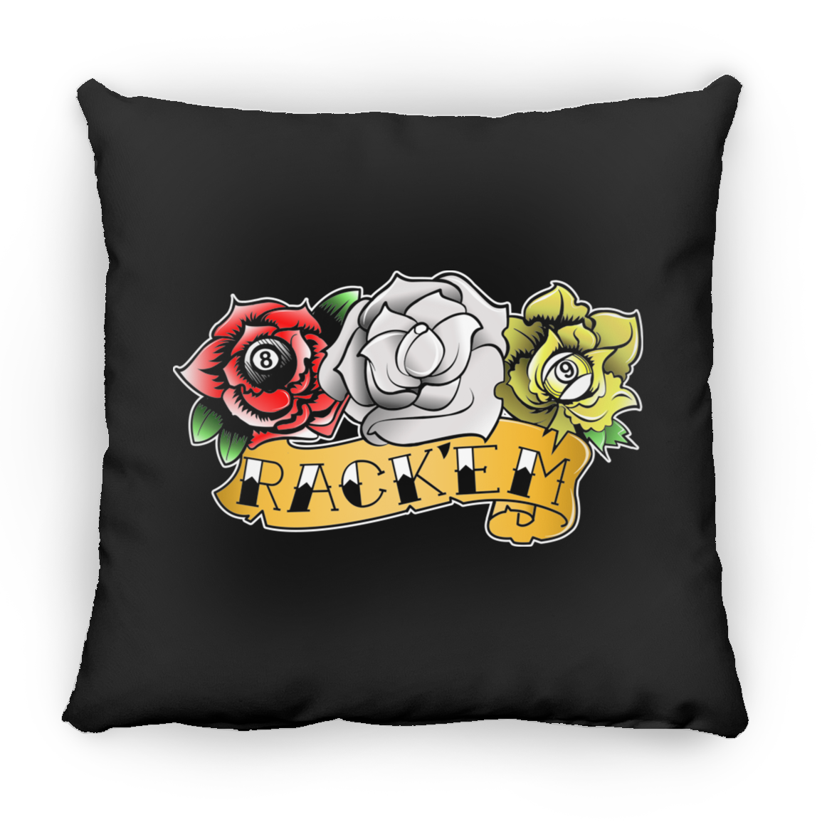 The GHOATS Custom Design. #28 Rack Em'. Large Square Pillow