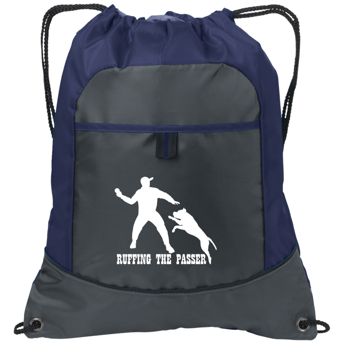 ArtichokeUSA Custom Design. Ruffing the Passer. Pitbull Edition. Male Version. Pocket Cinch Pack