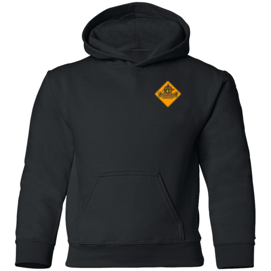 ArtichokeUSA Custom Design. Art Work Ahead. 24,901 Miles (Miles Around the Earth). Youth Pullover Hoodie