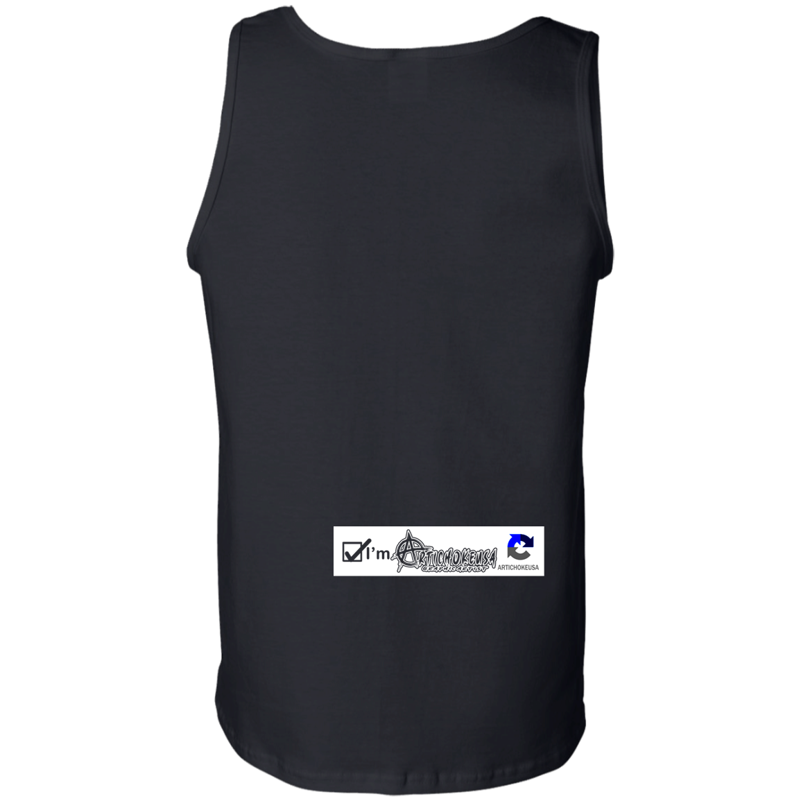 ArtichokeUSA Custom Design. I am a robot. 100% Cotton Tank Top