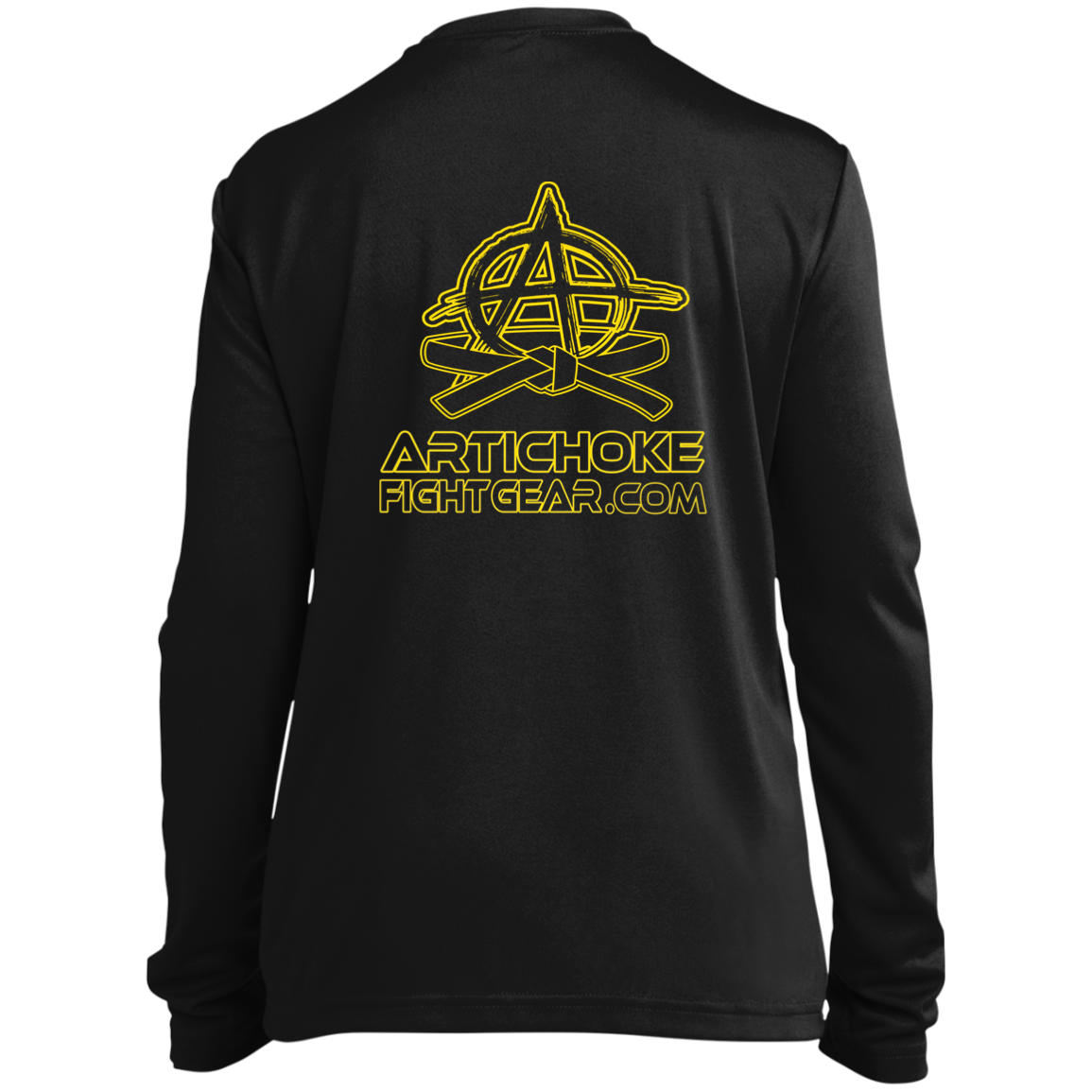 Artichoke Fight Gear Custom Design #7. Choking Hazard. Youth Long Sleeve Performance Tee