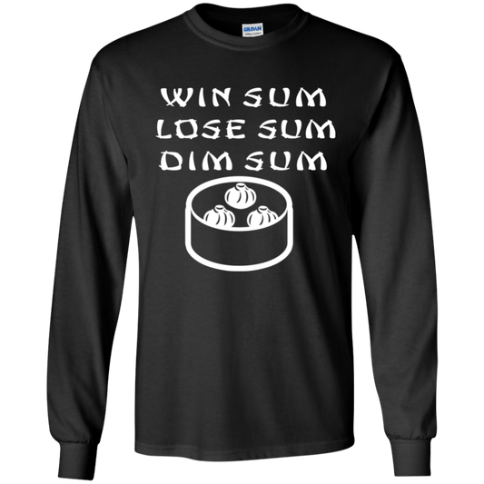 ArtichokeUSA Custom Design. WIN SUM. LOSE SUM. DIM SUM. Youth LS T-Shirt
