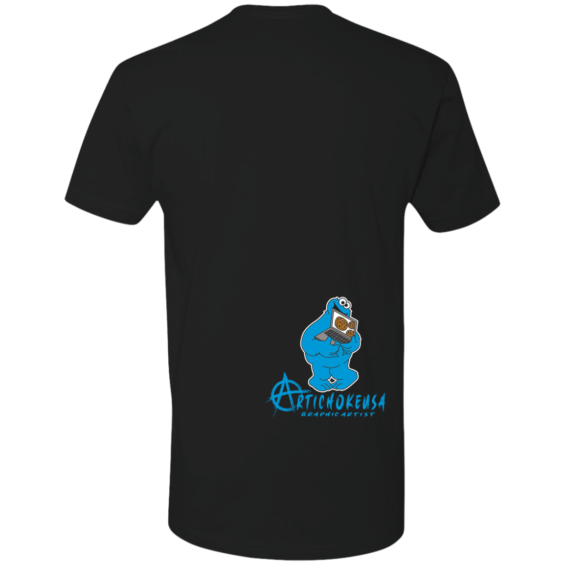 ArtichokeUSA Custom Design #55. DelEATing Cookes. IT humor. Cookie Monster Parody. Ultra Soft Cotton T-Shirt