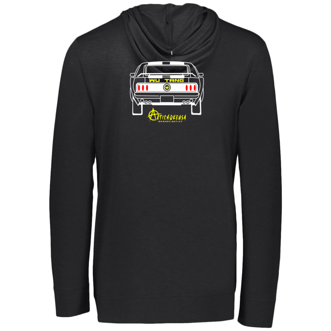 ArtichokeUSA Custom Design. Merican Muscle. Wu-Tang / Mustang Parody. Eco Triblend T-Shirt Hoodie