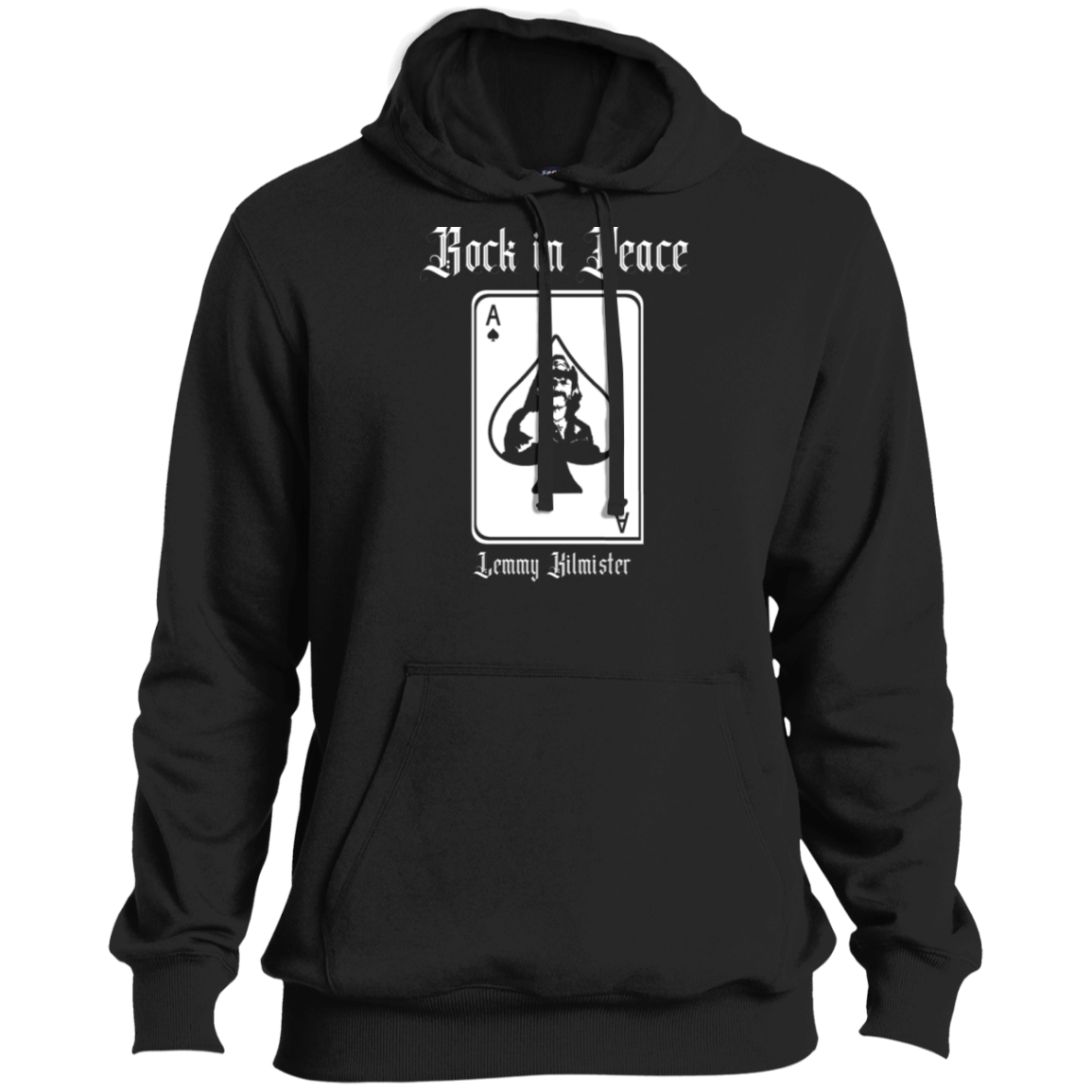 ArtichokeUSA Custom Design. Lemmy Kilmister "Ace of Spades" Tribute Fan Art Version 2 of 2. Ultra Soft Pullover Hoodie
