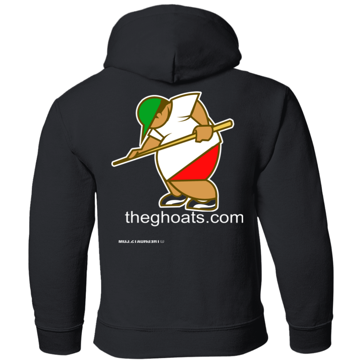The GHOATS Custom Design. #30 Estafador. (Spanish translation for Male Hustler). Youth Pullover Hoodie