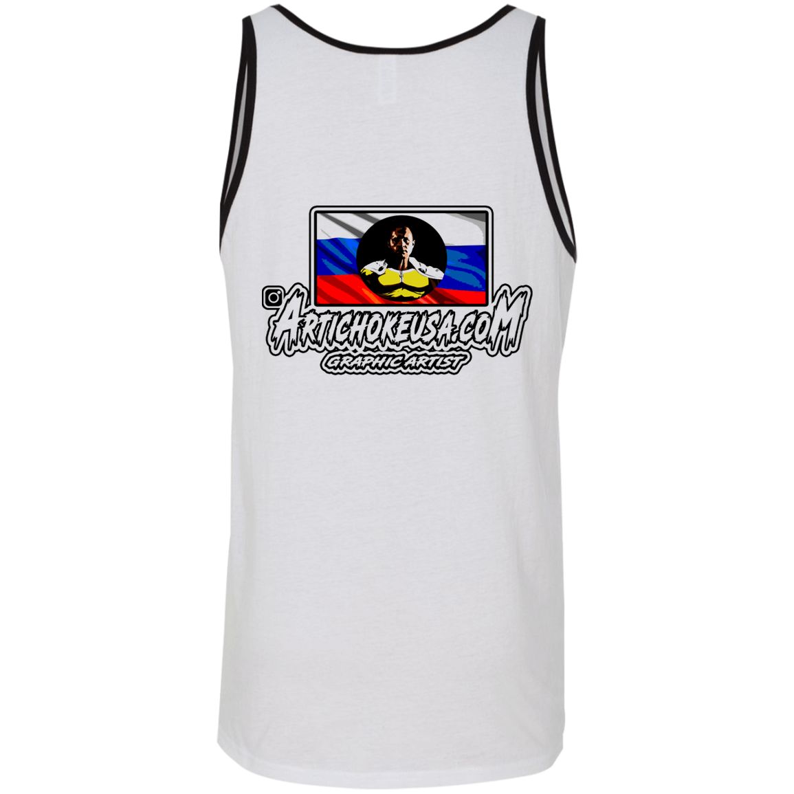ArtichokeUSA Custom Design. One Punch Fedor. Fedor Emelianenko/One Punch Man Fan Art. Unisex Tank