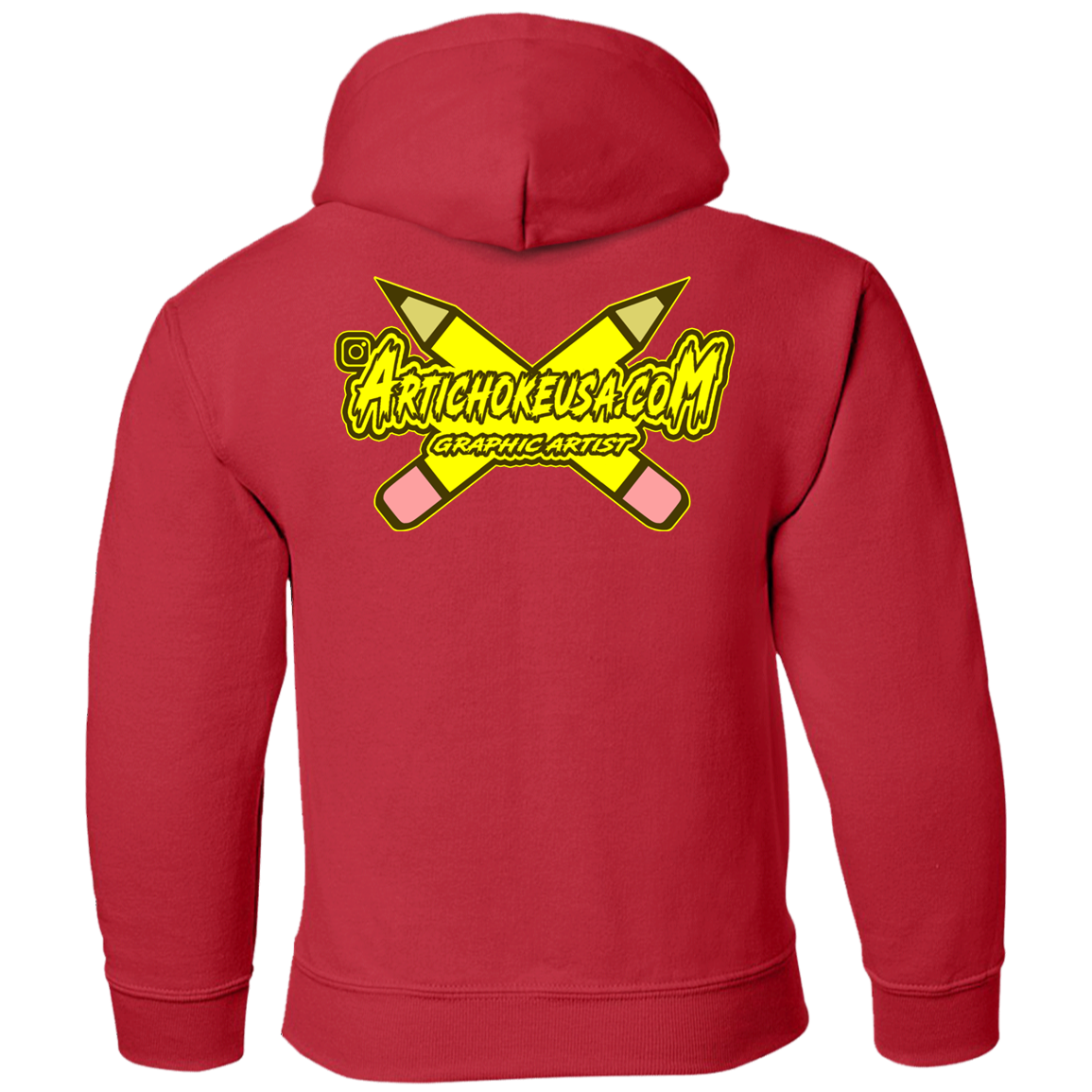 ArtichokeUSA Custom Design. Eat. Draw. Sleep. Repeat. Youth Pullover Hoodie