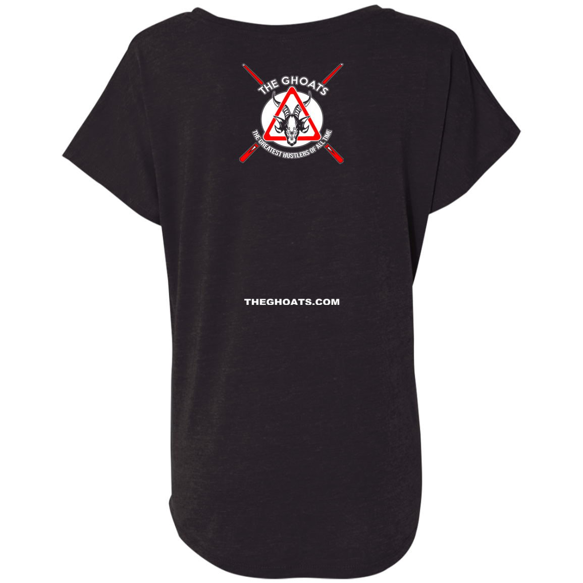 The GHOATS Custom Design. #20 Nice Rack. Ladies' Triblend Dolman Sleeve