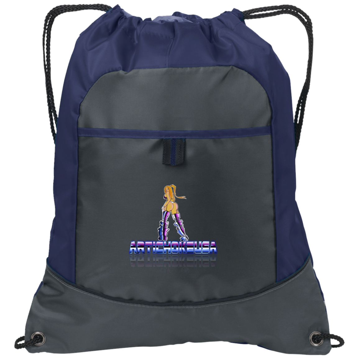 ArtichokeUSA Character and Font design. Let's Create Your Own Team Design Today. Dama de Croma. Pocket Cinch Pack