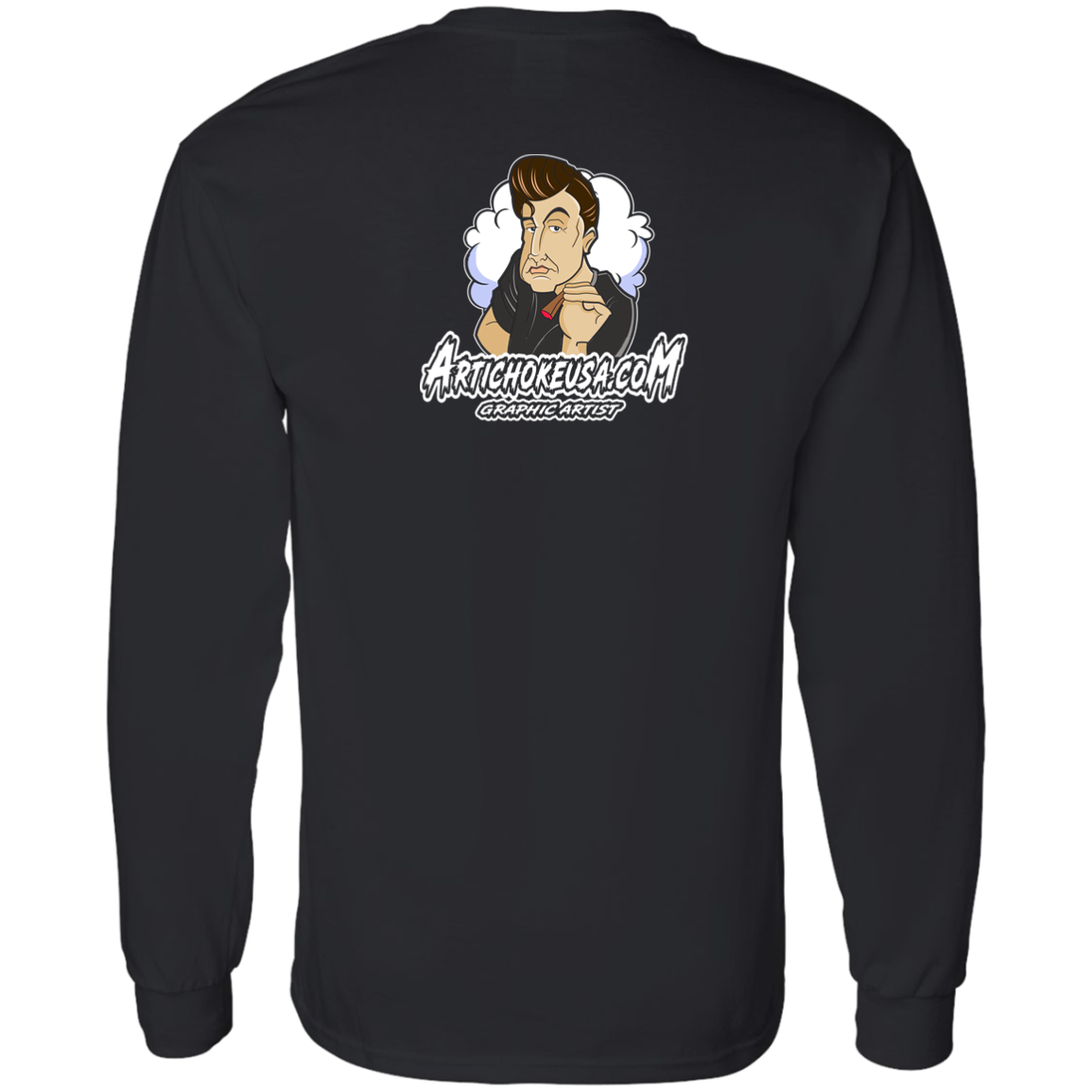 ArtichokeUSA Custom Design. Innovation. Elon Musk Parody Fan Art. 100 % Cotton LS T-Shirt