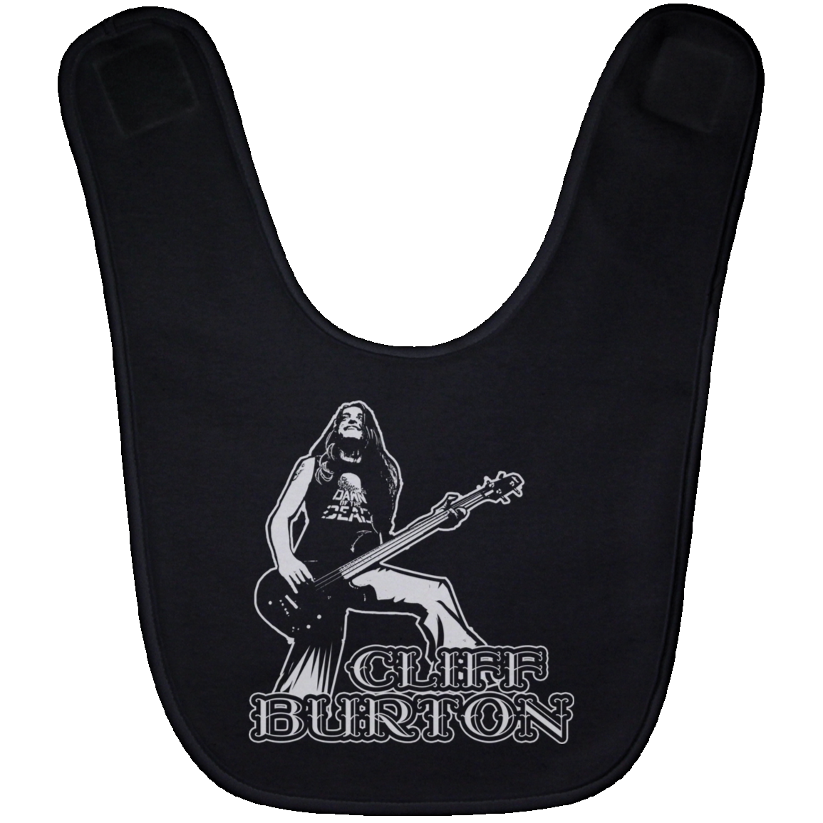 ArtichokeUSA Custom Design. Cliff Burton Tribute. Baby Bib