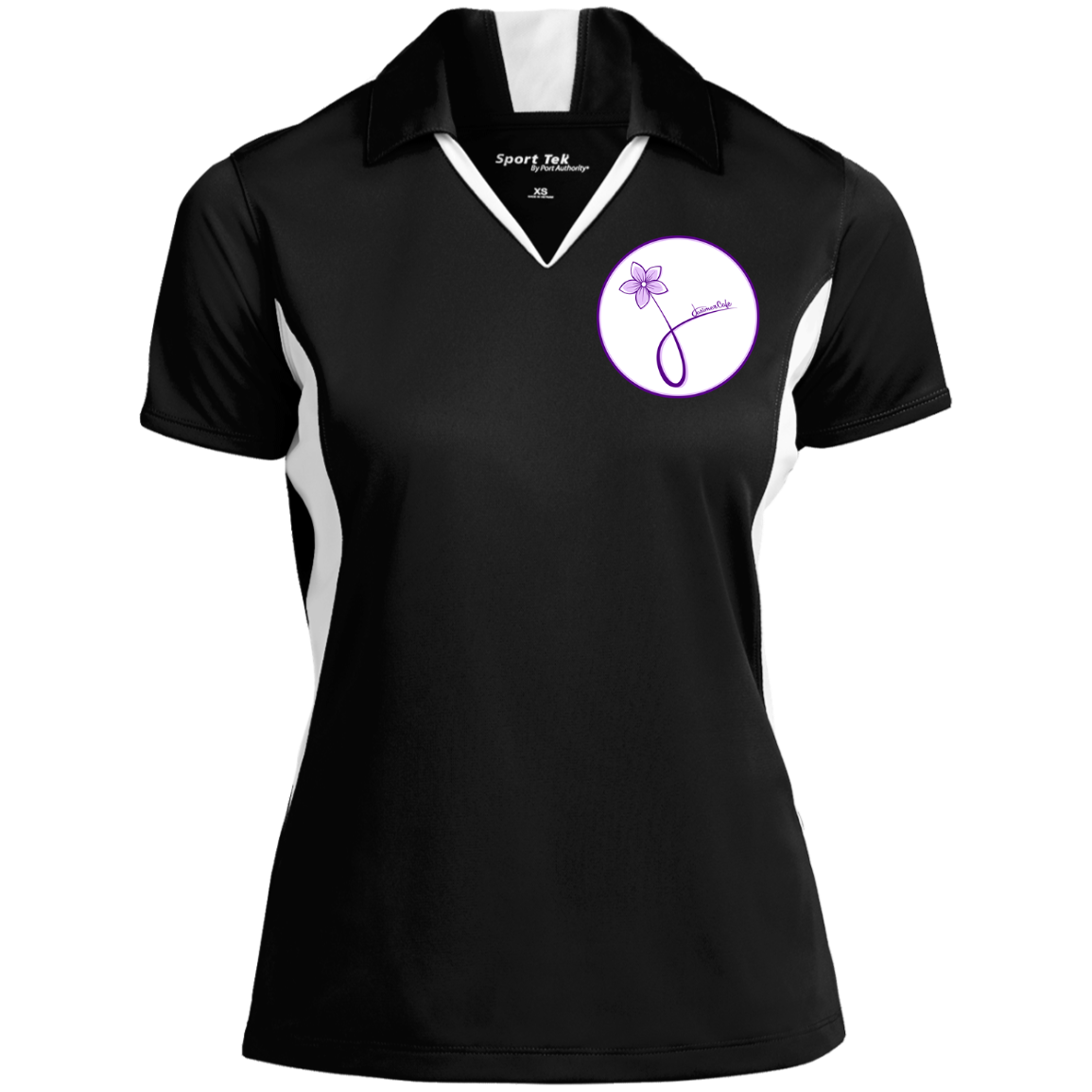LST655 Embroidered Ladies' Colorblock Performance Polo