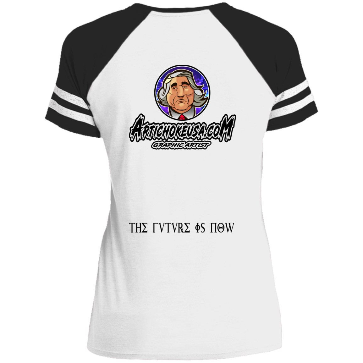 ArtichokeUSA Custom Design. Michio Kaku Fan Art. Ladies' Game V-Neck T-Shirt