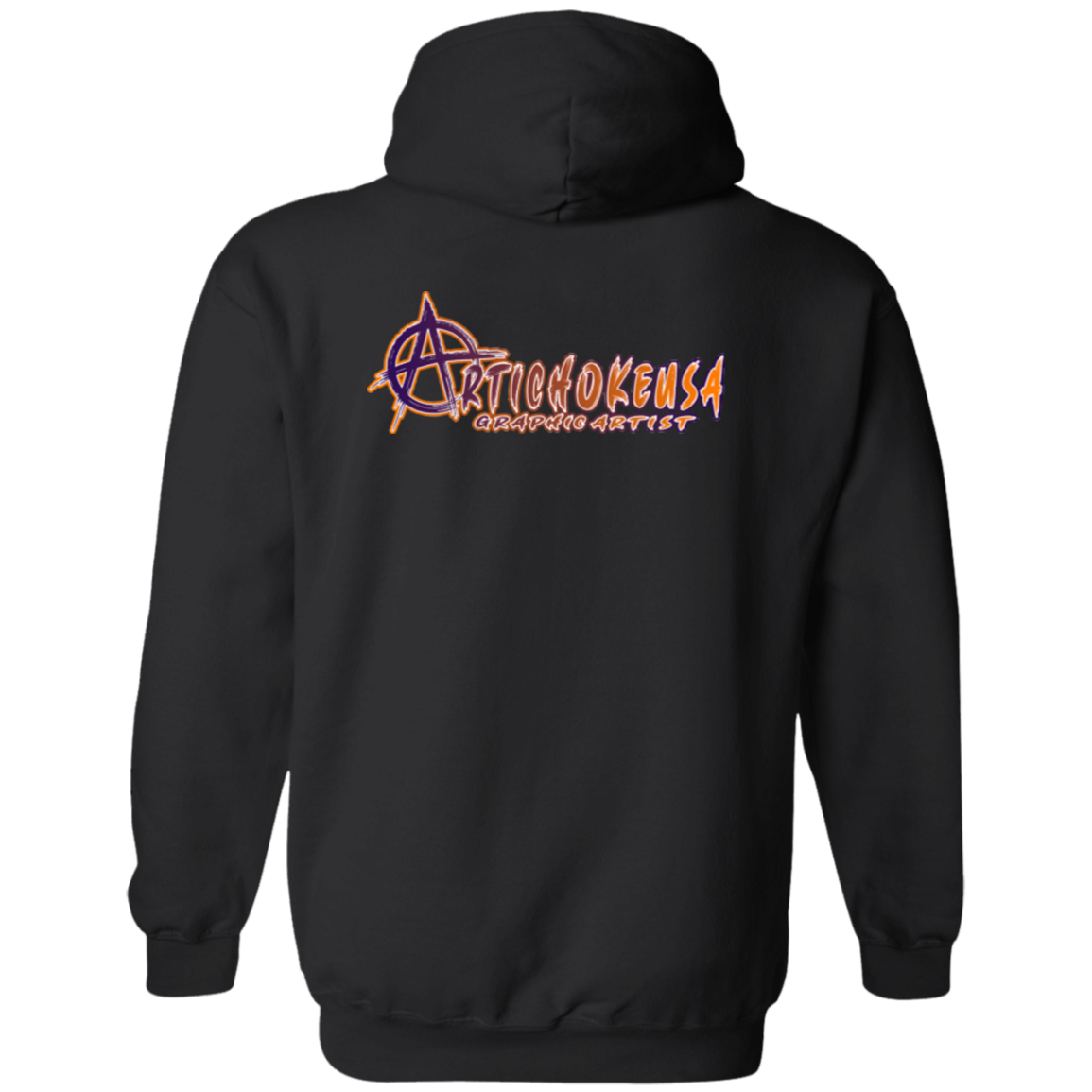 ArtichokeUSA Character and Font design. Let's Create Your Own Team Design Today. Arthur. Basic Pullover Hoodie