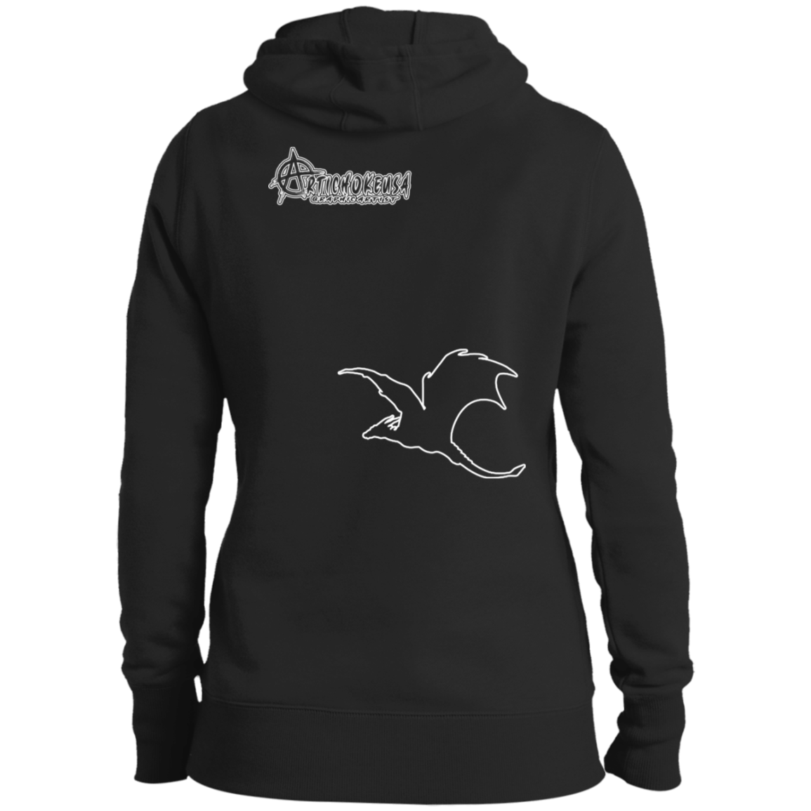 ArtichokeUSA Custom Design #16. Dracarys That Shit Up. Game of Thrones Fan Art. Ladies' Soft Style Hoodie