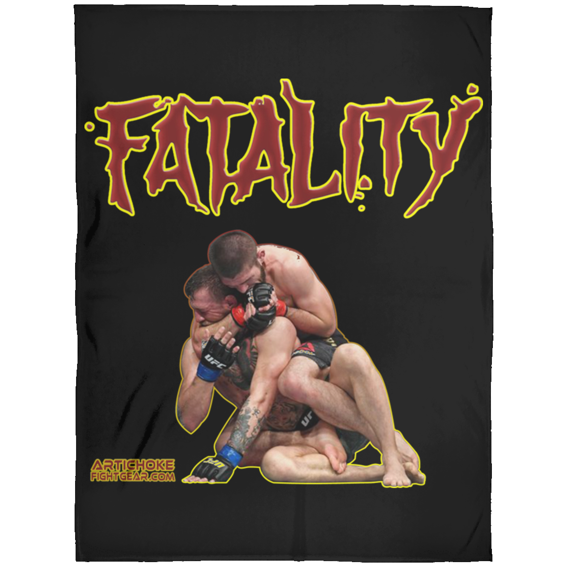 Artichoke Fight Gear Custom Design #21. FATLAITY! Fleece Blanket 60x80