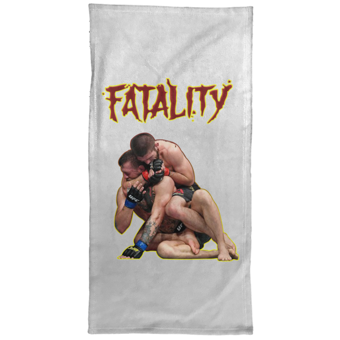 Artichoke Fight Gear Custom Design #11. Fatality. Mortal Kombat Parody. MMA. Hand Towel - 15x30