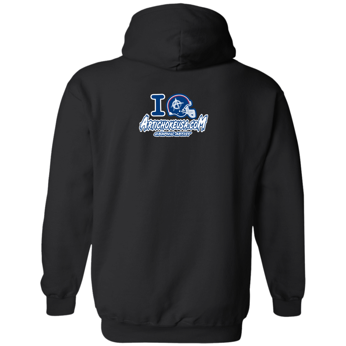 ArtichokeUSA Custom Design. I Helmet NY. Fan Art. Basic Pullover Hoodie