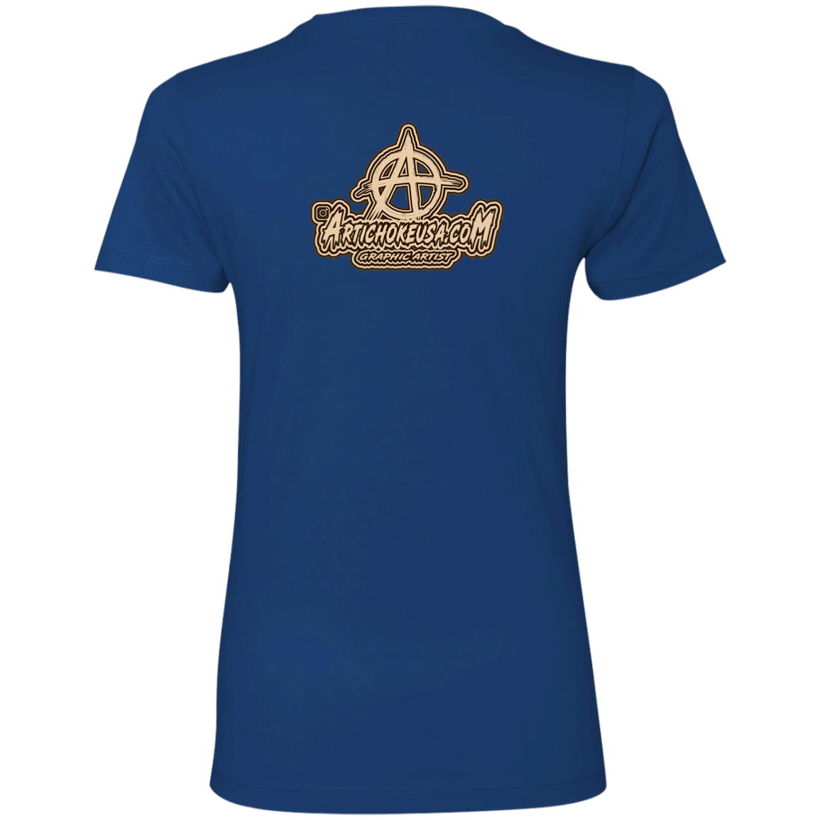 ArtichokeUSA Character and Font design. Let's Create Your Own Team Design Today. Mullet Mike. Ladies' Boyfriend T-Shirt